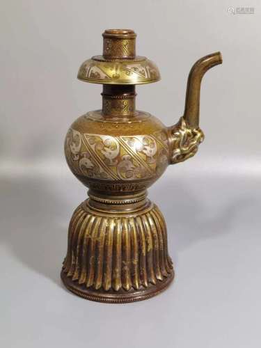 Imitation bronze glaze antique decorative pot
