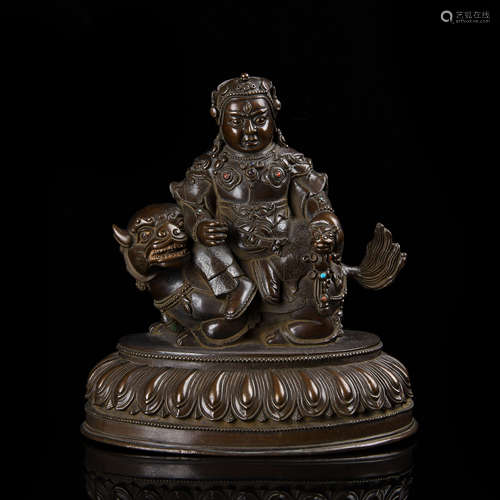 Bronze treasure statue of king of heaven