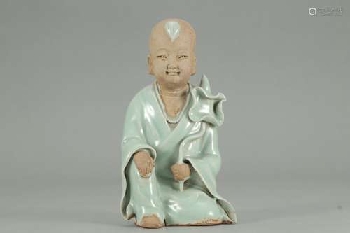 Song Longquan boy statue