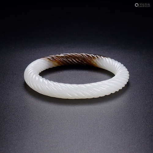 A Hetian Jade Bangle