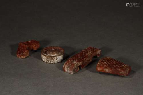 Set Of Hetian Jade Pendants