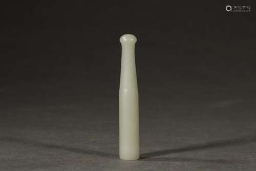 A Hetian Jade Pipe