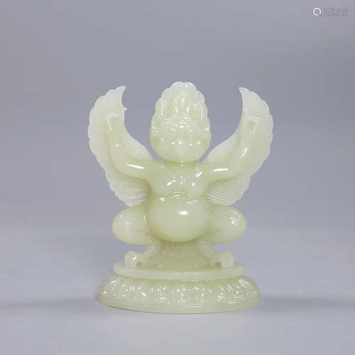 A Hetian Jade Figure Shaped Ornament