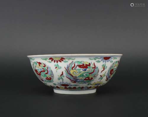 A DouCai bowl,Ming dynasty