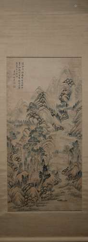 Ming dynasty Shen zhou's landscape painting