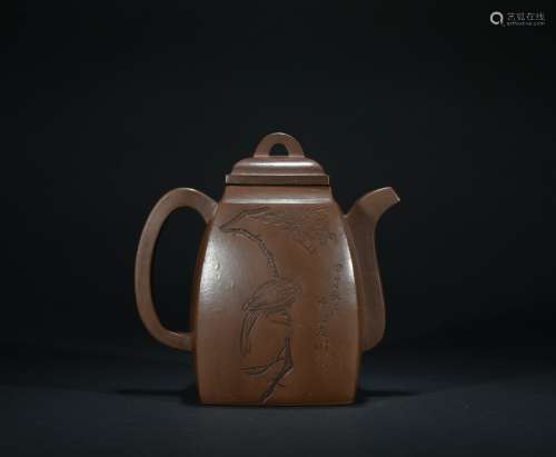 Qing dynasty Zisha teapot