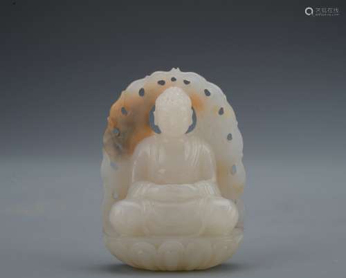 Qing dynasty jade Buddha