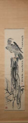 Modern Qi baishi's eagle painting