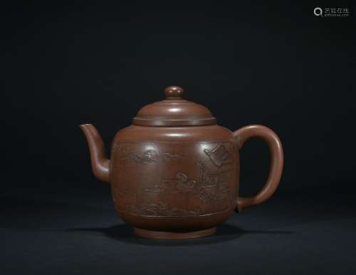 Qing dynasty poems Zisha teapot
