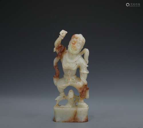 Qing dynasty jade Buddha