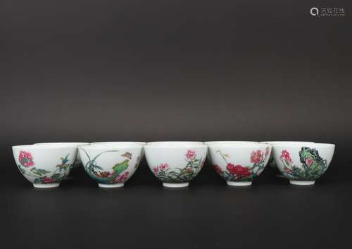 A set of famille-rose bowl,Qing dynasty