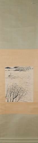 Modern Qi baishi's landscape painting