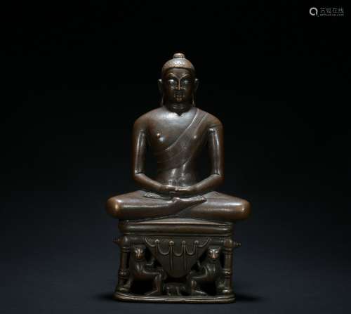 The early stage bronze statue of Maitreya