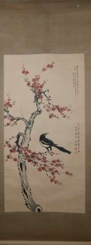 Modern Xu beihong's flower and bird painting