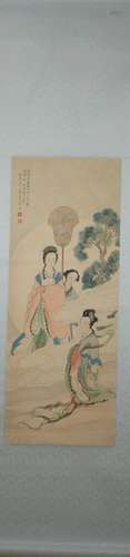 Qing dynasty Huang shanshou's figure painting