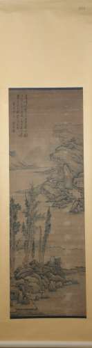 Ming dynasty Mi wanzhong's landscape painting