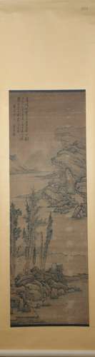 Ming dynasty Mi wanzhong's landscape painting