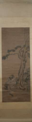 Qing dynasty flower and bird painting