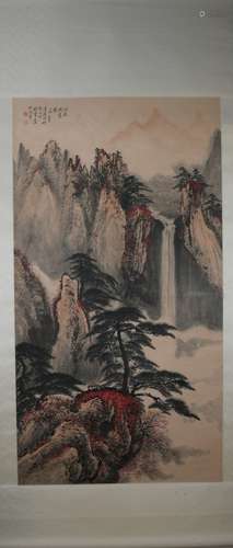 Modern Song wenzhi's landscape painting