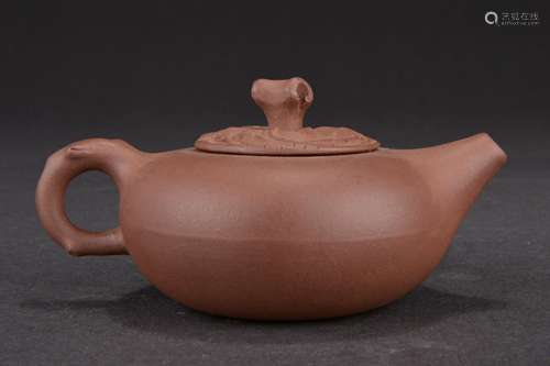 YIXING ZISHA COMPRESSED 'XISHI' TEAPOT