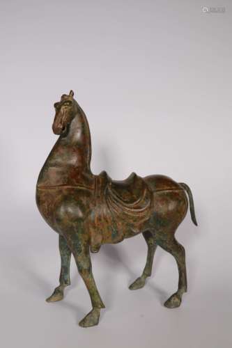 ARCHAIC BRONZE CAST 'HORSE' FIGURE