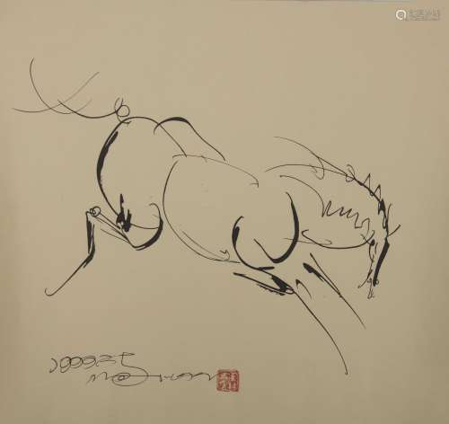 韓美林  抽象畫