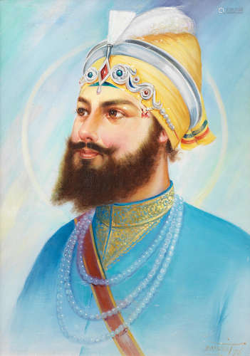 Guru Gobind Singh by Bodhraj, 1986