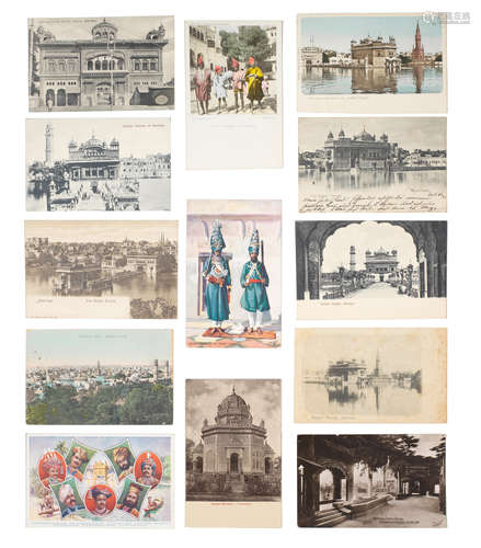 A collection of postcards of Amritsar and other Sikh subjects Europe, late 19th - early 20th Century (76)