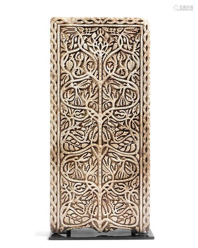 An Umayyad carved marble panel Cordoba, probably Medinat al-Zahra', 10th Century