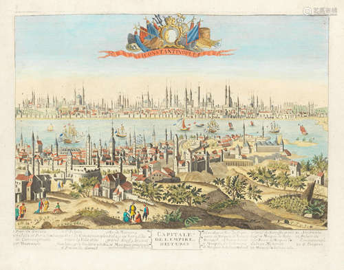 A View of the City of Constantinople French School, 18th Century