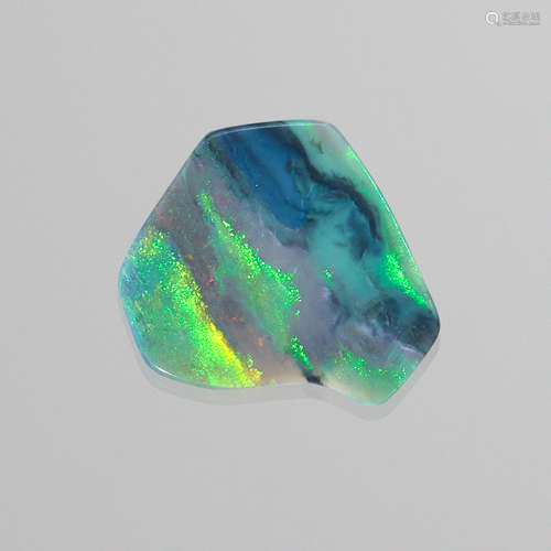 Free-form black opal