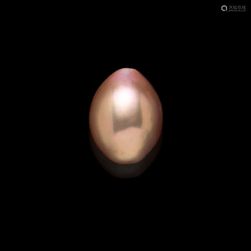 Pink-Gold Drop Pearl