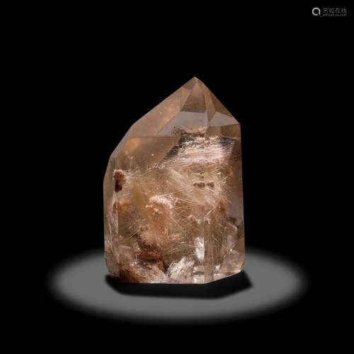 Polished Quartz Point with Rutile