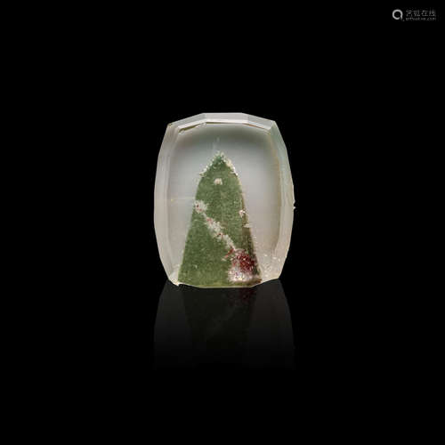 Faceted Quartz with Phantom, Ex. Ed Swoboda Collection