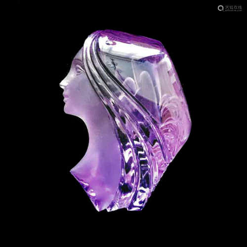 Double-sided Amethyst Carving by Michael Peuster