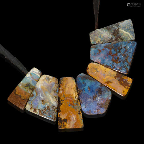 Boulder Opal Pendant Necklace