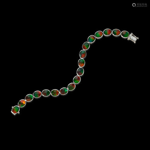 Colorful Ammolite Bracelet--