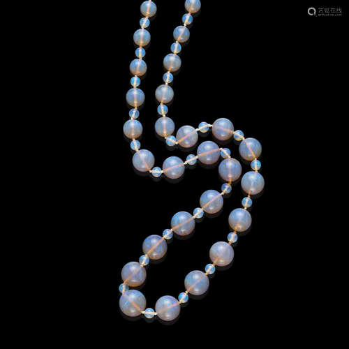 Opal Bead Necklace