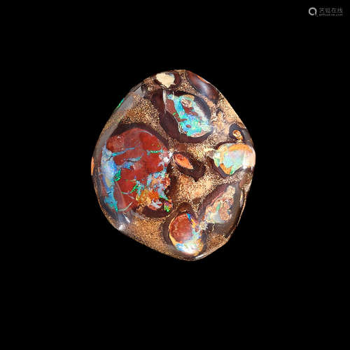 Large Boulder Opal Free-form Cabochon--