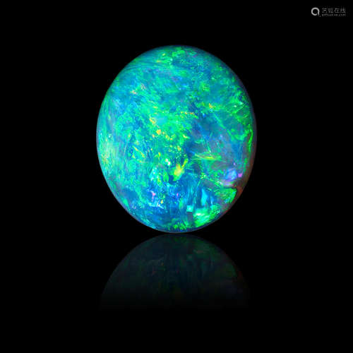 Fine Black Crystal Opal