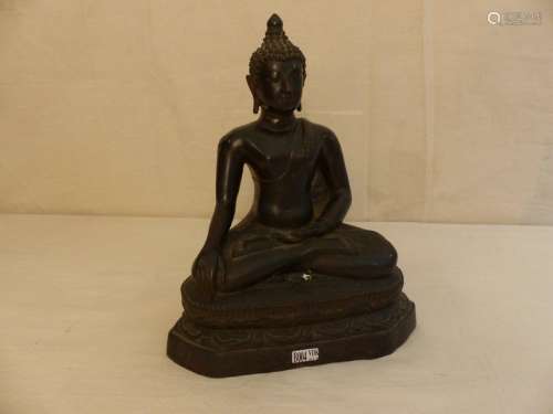 Sitting bronze Buddha. Ancient Thai work. Height: …