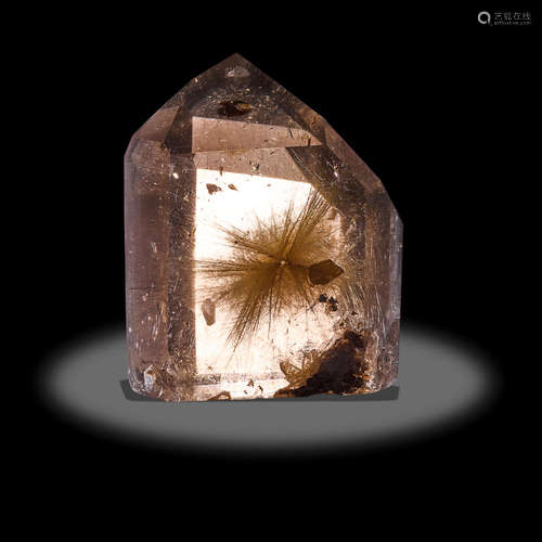 Smoky Quartz with Rutile