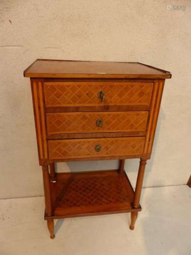 Small Louis XVI style marquetry piece of furniture…