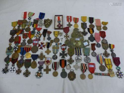 A batch of 70 military medals. Period: 19th and 20…