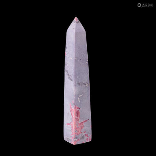 Lepidolite and Pink Tourmaline Obelisk