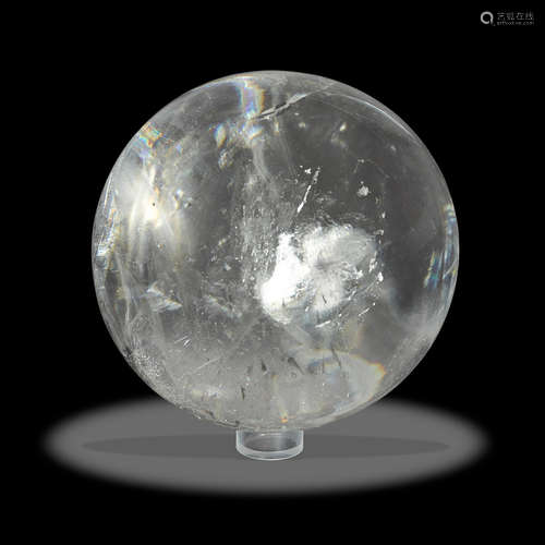 Rock Crystal Quartz Sphere