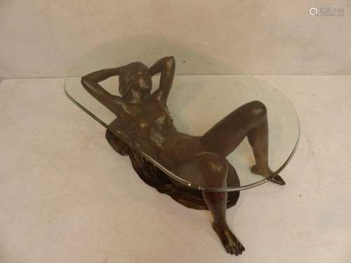 Bronze coffee table \
