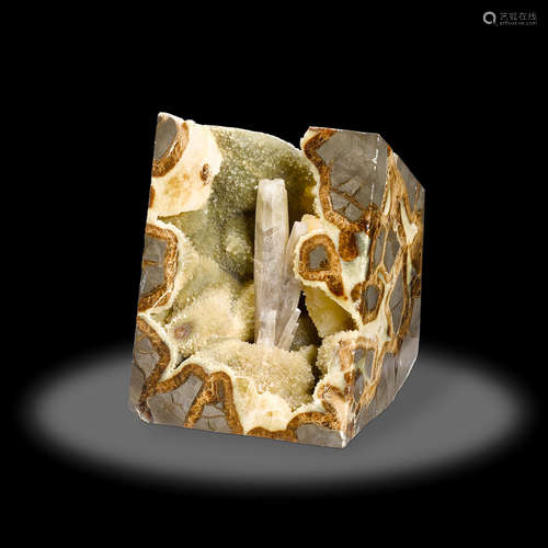 Baryte in Septarian Polished Specimen