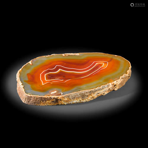 Carnelian Agate Low Bowl