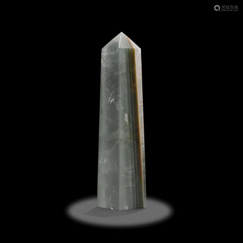 Quartz Obelisk with Chlorite Inclusions